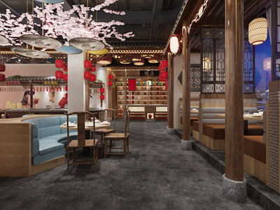 新中式酒店包厢包间