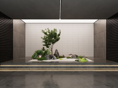 现代室内景观造景、园艺小品