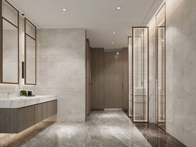 现代公共卫生间、洗手间