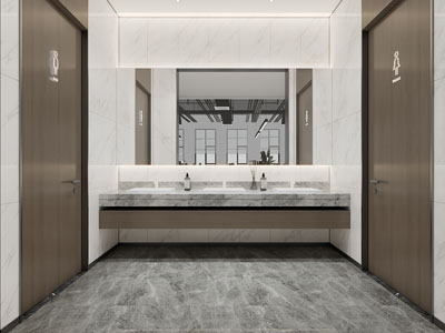 现代公共卫生间、洗手间