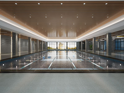 现代室内游泳馆