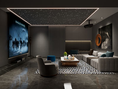 现代视听室、影音室