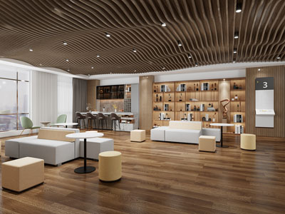 现代公司茶水间、休闲区