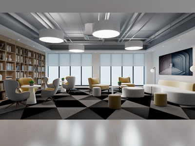 现代办公休闲区