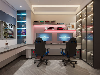 现代电竞游戏书房