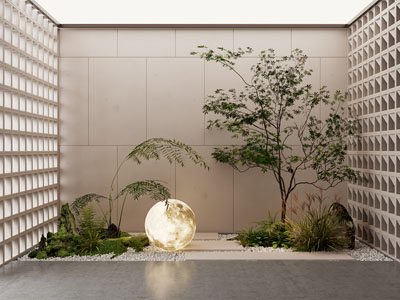 现代室内景观园艺小品