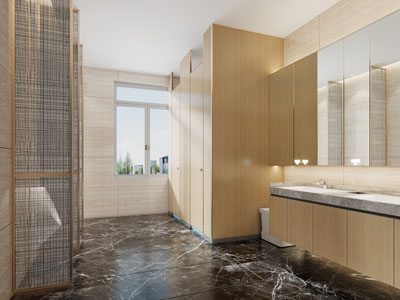 现代公共卫生间、洗手间