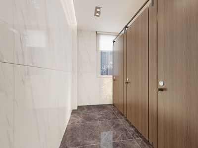 现代公共卫生间