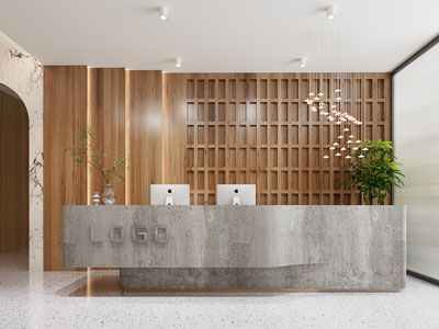 现代前台接待台