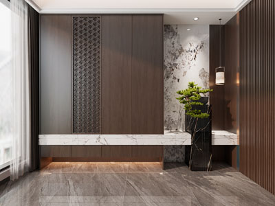 新中式玄关门厅