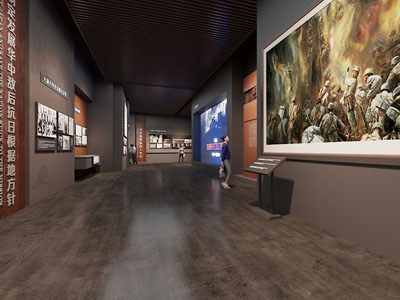 现代中国近代战争史展厅展览