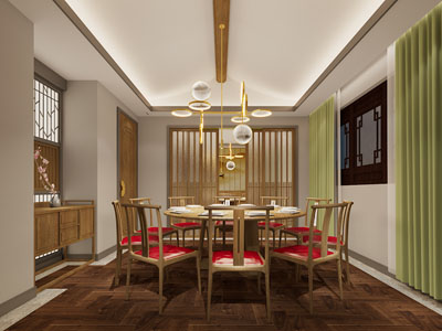 新中式酒店包厢包间