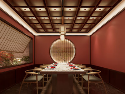 新中式酒店包厢包间