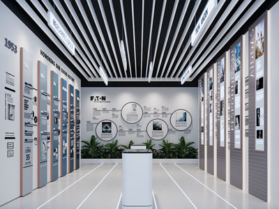 现代企业展厅展览