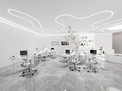 现代公共办公区