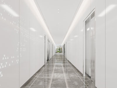 现代酒店过道、走廊