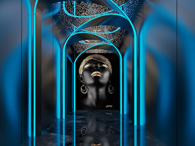 现代KTV走廊过道