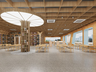现代图书馆、书店、阅览室