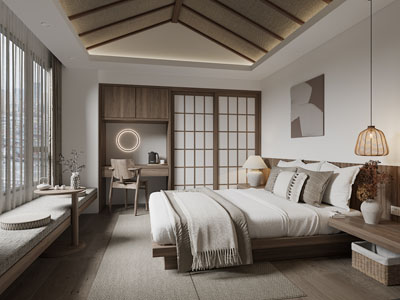 新中式民宿酒店客房