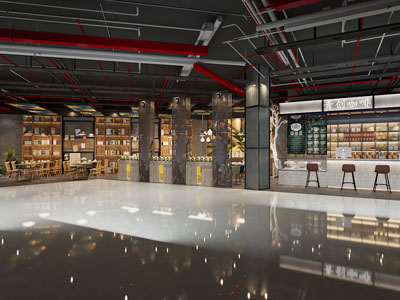 工业风loft咖啡厅