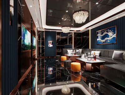 现代轻奢KTV包房