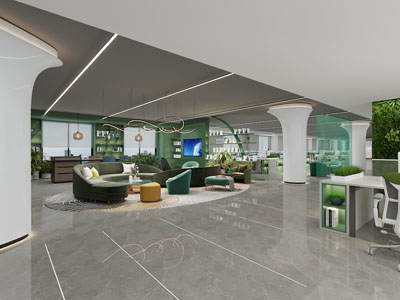 现代公司休闲区