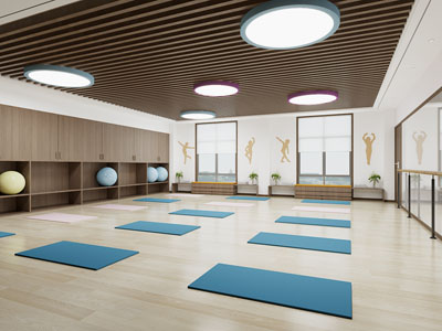 现代瑜伽健身房