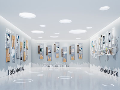 现代企业展厅展览