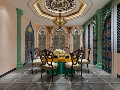 中东阿拉伯酒店包厢包间