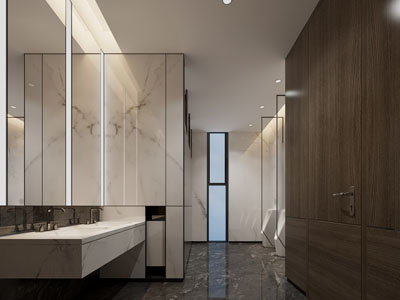 现代公共卫生间、洗手间