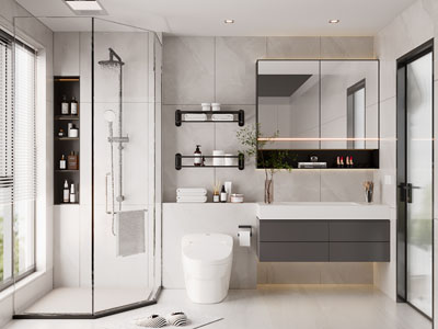 现代卫浴间、洗手间