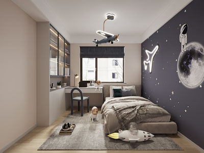 现代卧室、儿童房