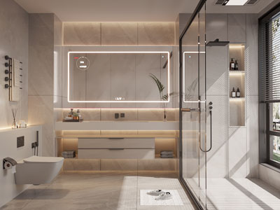 现代轻奢洗手间、卫浴间