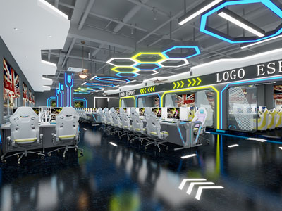 现代网咖、电竞游戏网吧