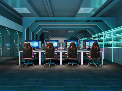 现代电竞游戏网咖、网吧