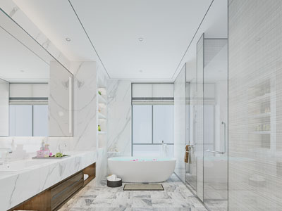 现代卫浴间、洗手间