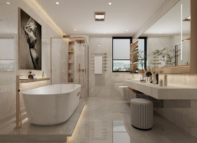 现代轻奢洗手间、卫浴间