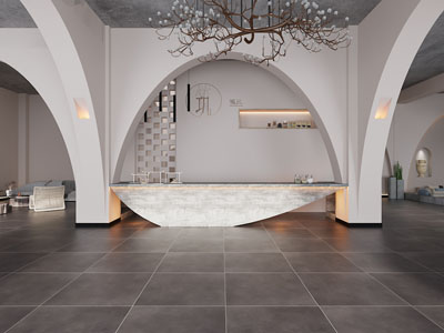 新中式公司大堂前台接待