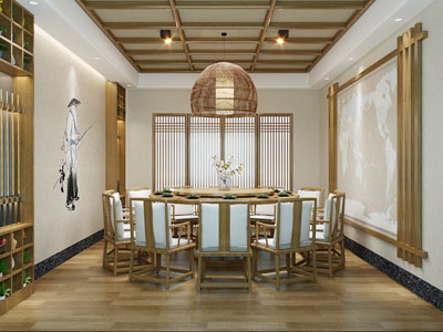 新中式酒店包厢包间