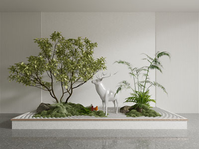 现代室内景观园艺小品