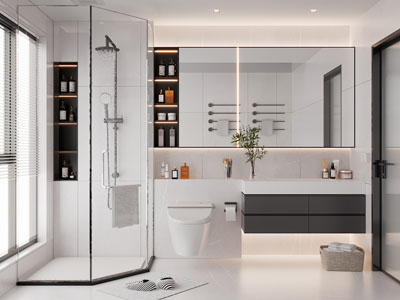 现代洗手间、卫浴间