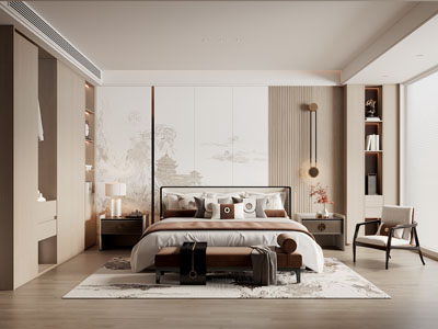 新中式卧室