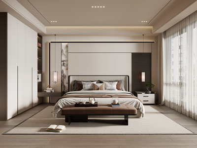 新中式卧室