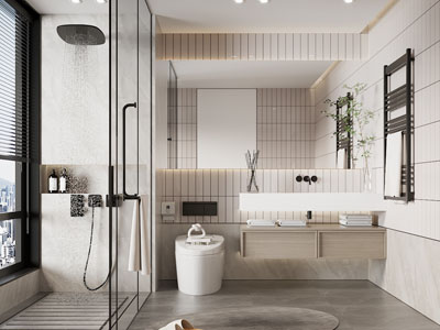 现代洗手间、卫浴间