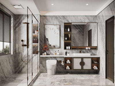 新中式卫浴间、洗手间