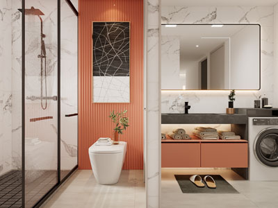 现代卫浴间、洗手间