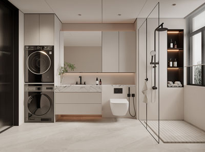 现代洗手间、卫浴间