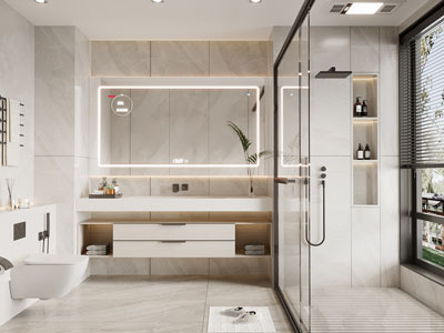 现代卫浴间、洗手间