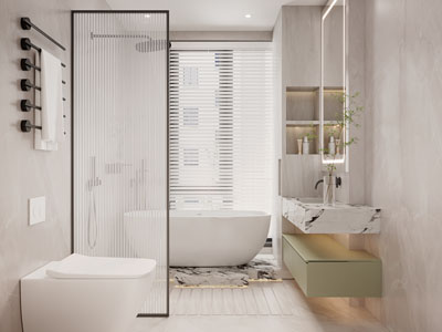 现代洗手间、卫浴间