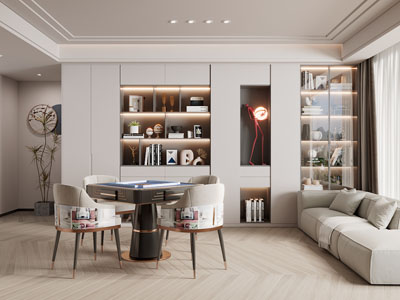 现代麻将娱乐休闲室